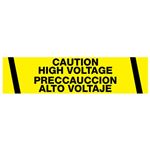 Caution High Voltage/Precaucion Alto Voltaje Tape